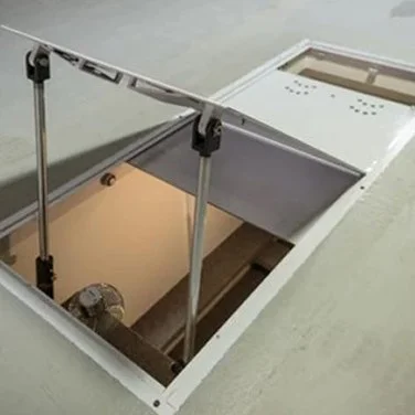 The opening latch of a shelter