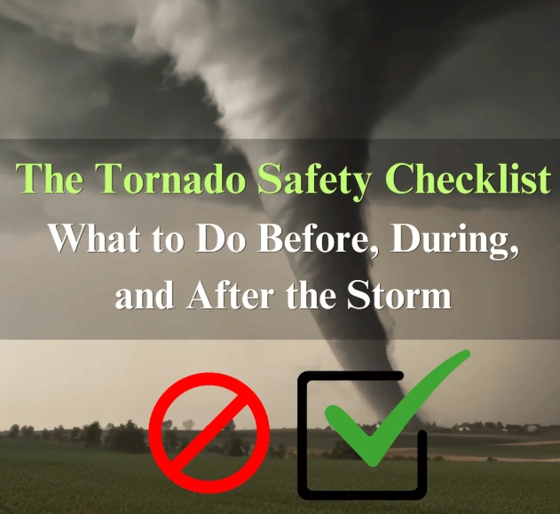 Tornado Safety Checklist: What to Do Before, During, and After the Storm